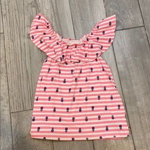 Summer pineapple tank top for girls
